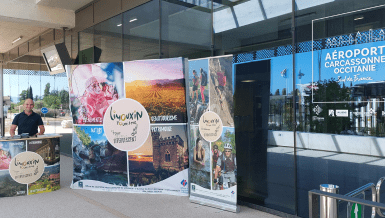 Les agents de l’Office de Tourisme Intercommunal à Carcassonne